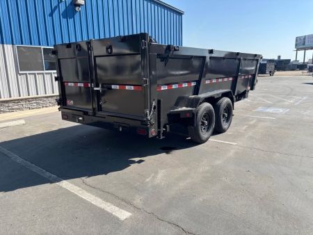 New GR 7'x16'x 42 Inch Walls Low-Profile Design Dump Trailer 14,000lbs GVWR