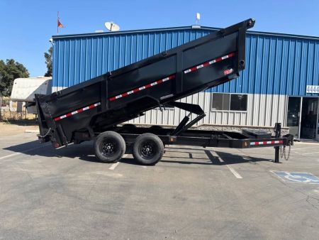 New GR 7'x16'x 42 Inch Walls Low-Profile Design Dump Trailer 14,000lbs GVWR