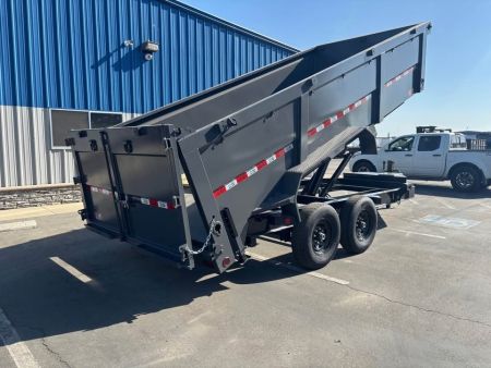 New GR 7'x16'x 42 Inch Walls Low-Profile Design Dump Trailer 14,000lbs GVWR