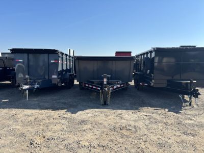 New GR 7'x16'x 42 Inch Walls Low-Profile Design Dump Trailer 14,000lbs GVWR