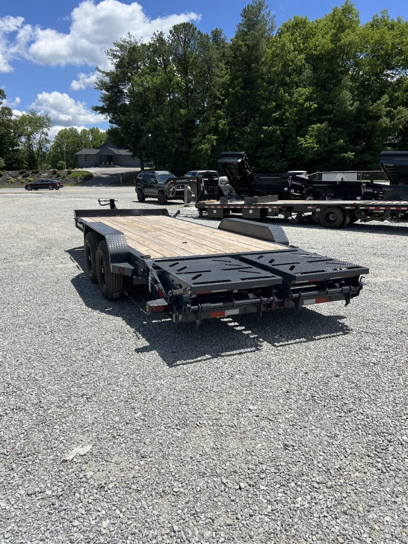 New 2026 Iron Bull EWB Series Equipment Trailer / 83"x22 / 2-7,000# Electric Brake Axles / Rampage Ramps / Jumbo Toolbox