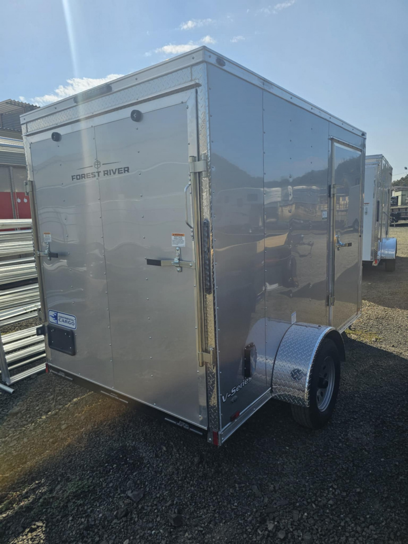 New ENCLOSED CARGO BOX 2026 CONTINENTAL VHW612SA TRAILER 6X12 DIAMOND ICE RAMP