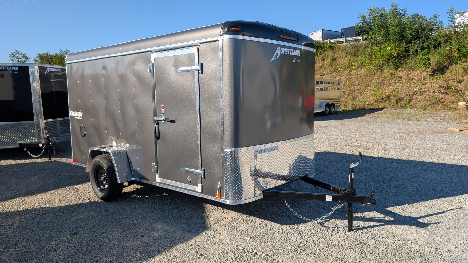 New 2026 Homesteader 6x12 Challenger Cargo Trailer w/ Ramp Door