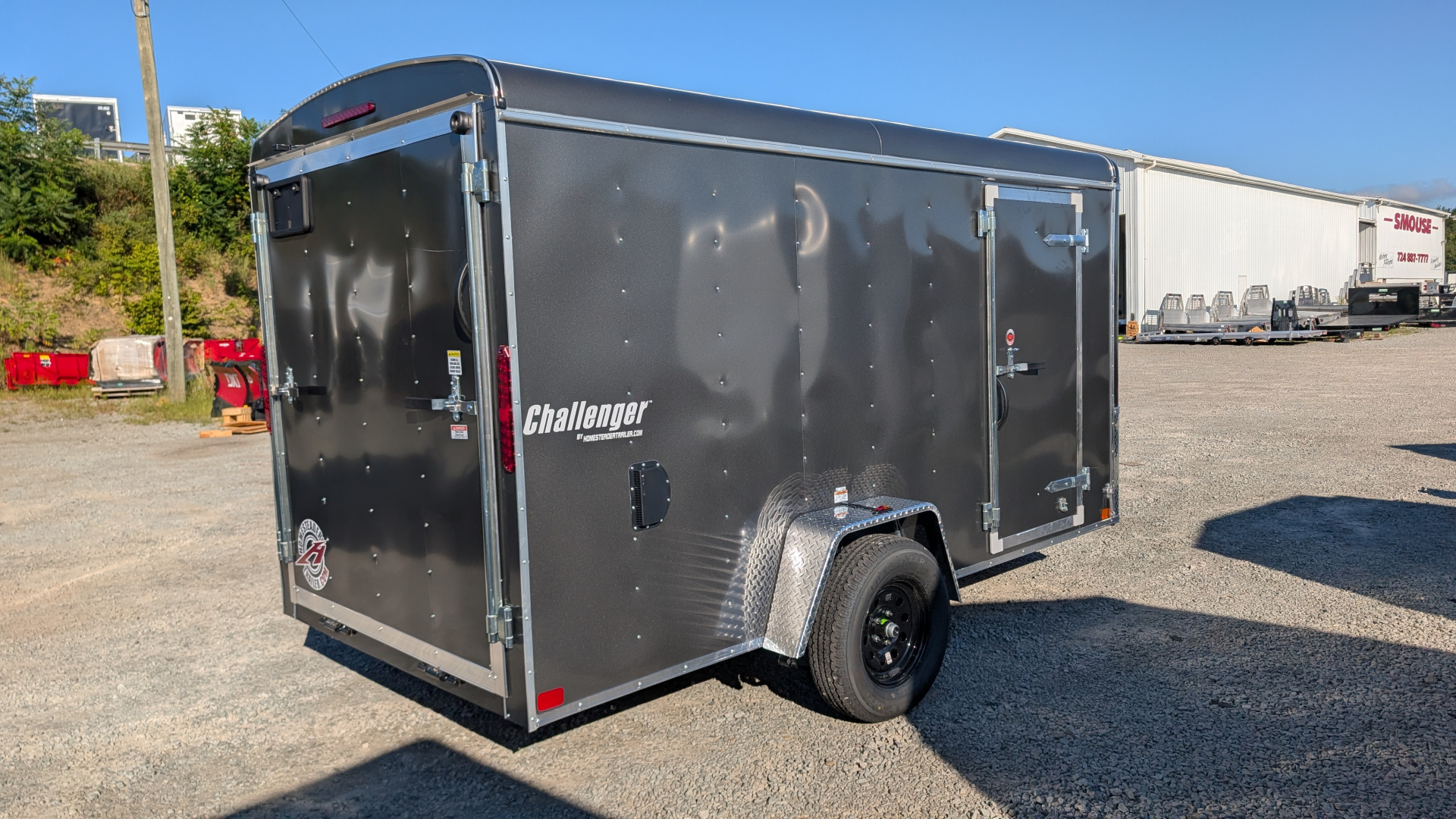 New 2026 Homesteader 6x12 Challenger Cargo Trailer w/ Ramp Door