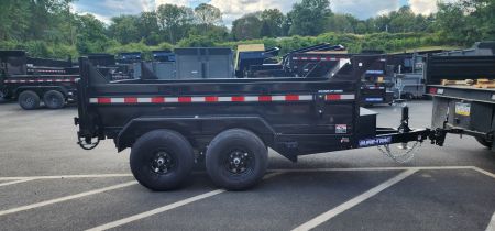 New 72in x 10 Sure-Trac Low-Pro Single Ram Dump Trailer 10k***Stab Jacks