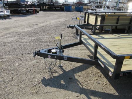 New 2026 Sure-Trac 7X16 TUBE TOP 7K Utility Trailer