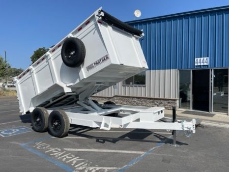 New 2026 Iron Panther 7'x14'x4' Dump Trailer 14k