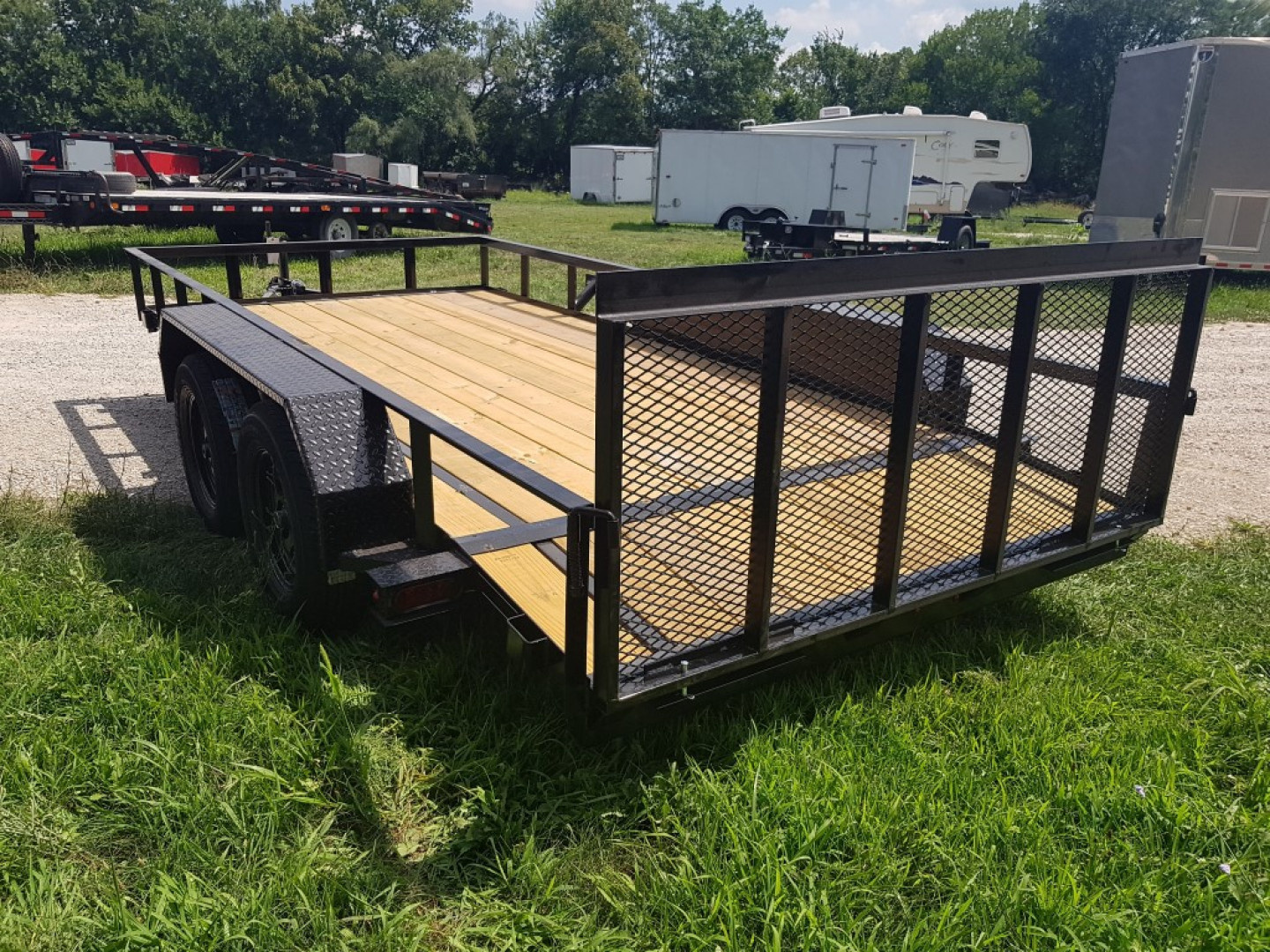 New 2027 MEB 77x14 Utility w/Gate and Brake 7K