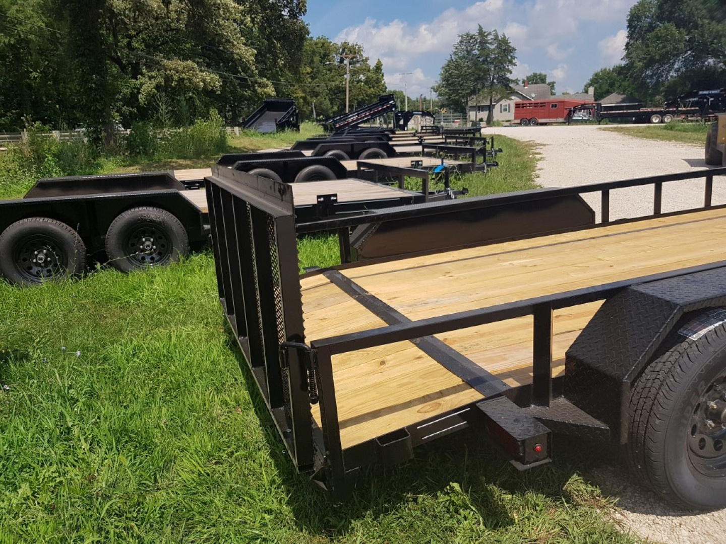 New 2027 MEB 77x14 Utility w/Gate and Brake 7K