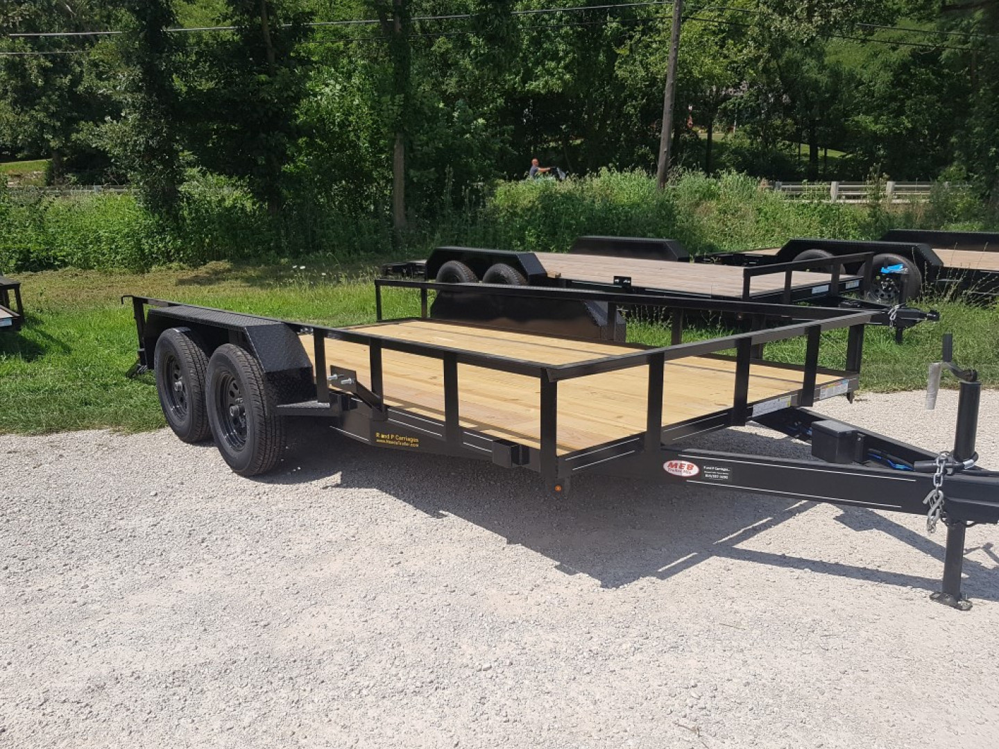 New 2027 MEB 77x14 Utility w/Gate and Brake 7K