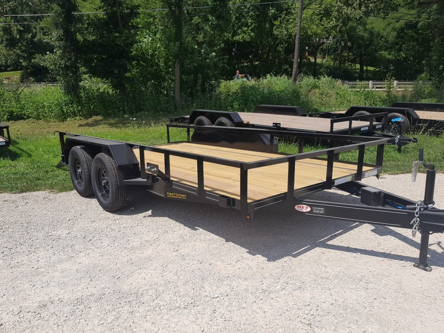 New 2027 MEB 77x14 Utility w/Gate and Brake 7K