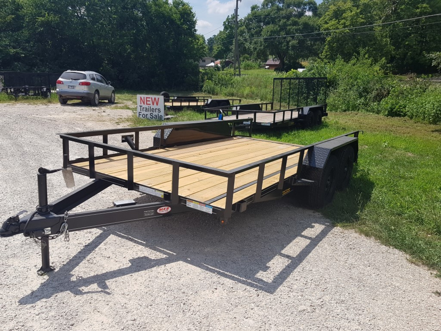 New 2027 MEB 77x14 Utility w/Gate and Brake 7K