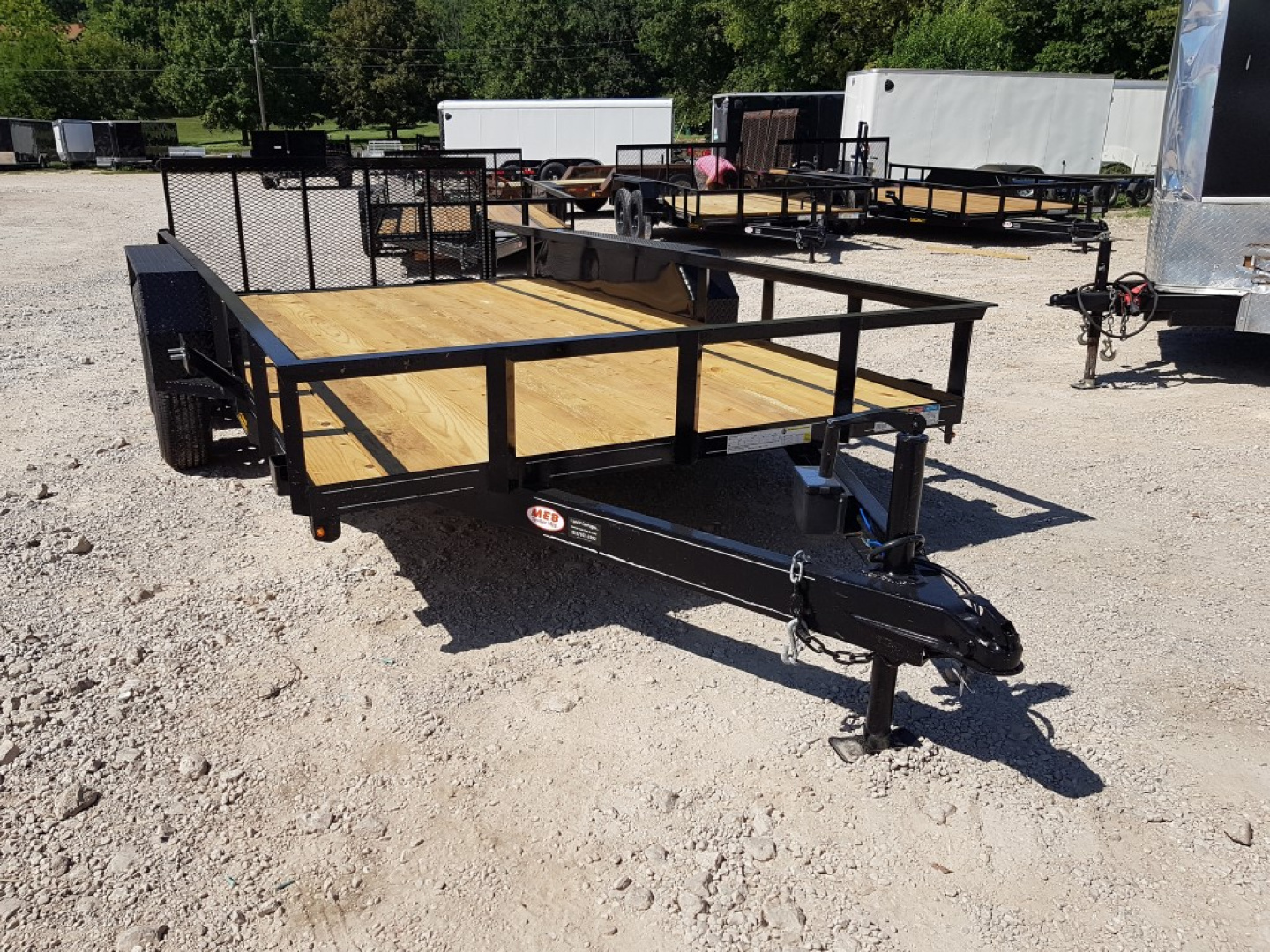 New 2027 MEB 77x14 Utility w/Gate and Brake 7K