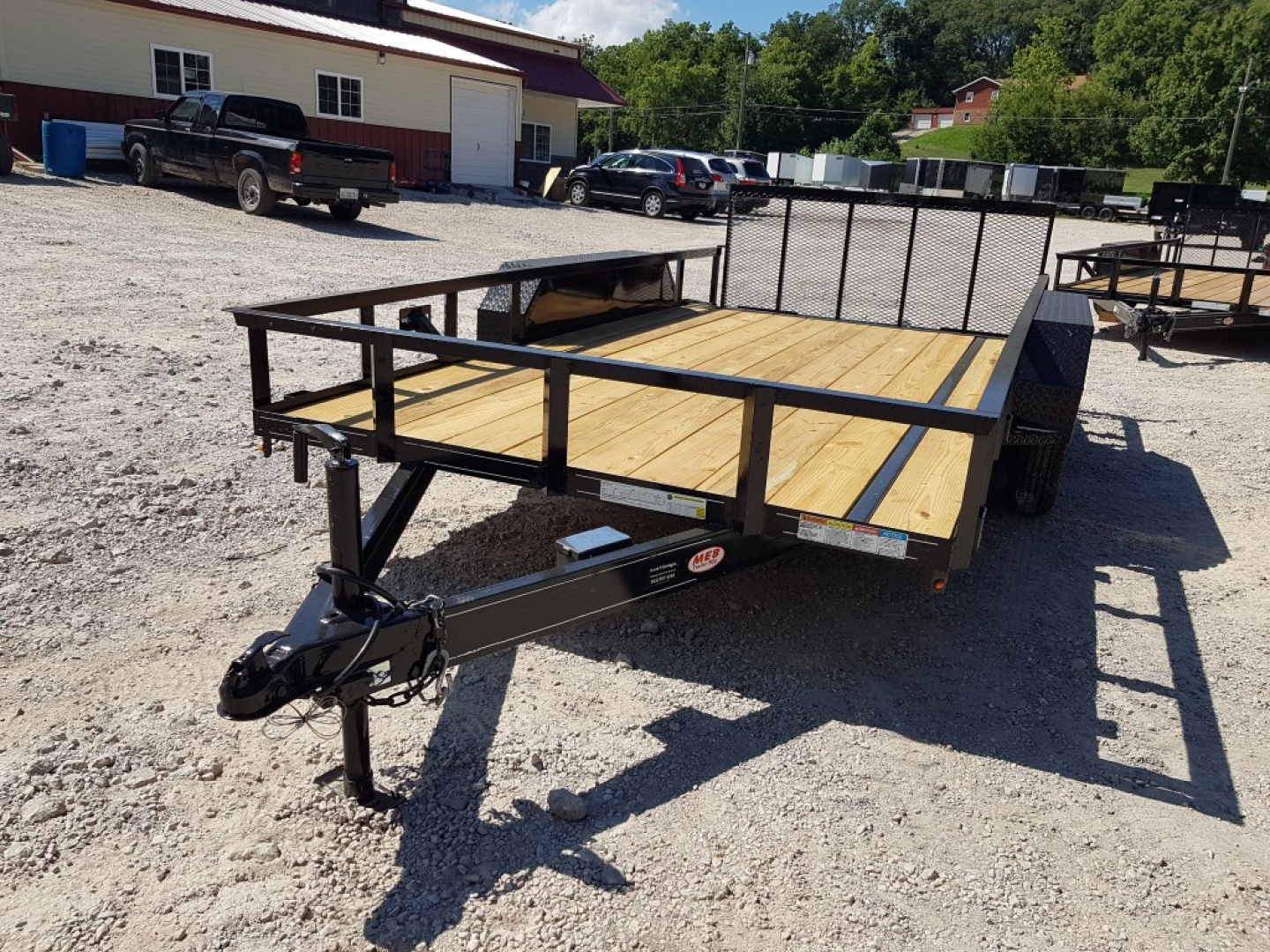 New 2027 MEB 77x14 Utility w/Gate and Brake 7K