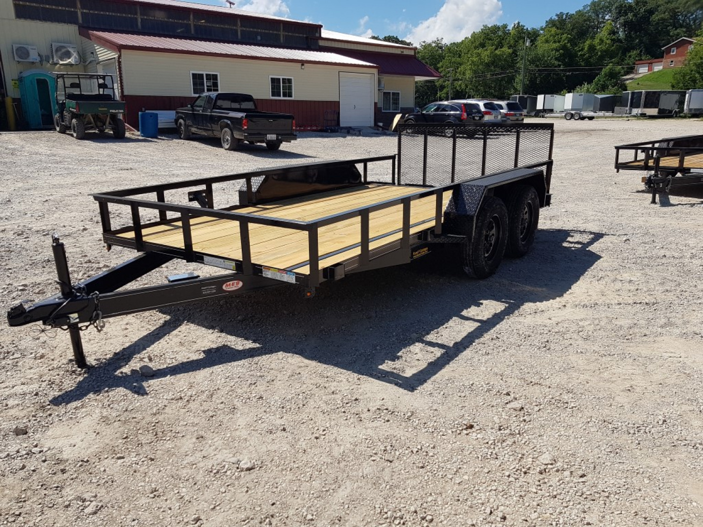 New 2027 MEB 77x14 Utility w/Gate and Brake 7K