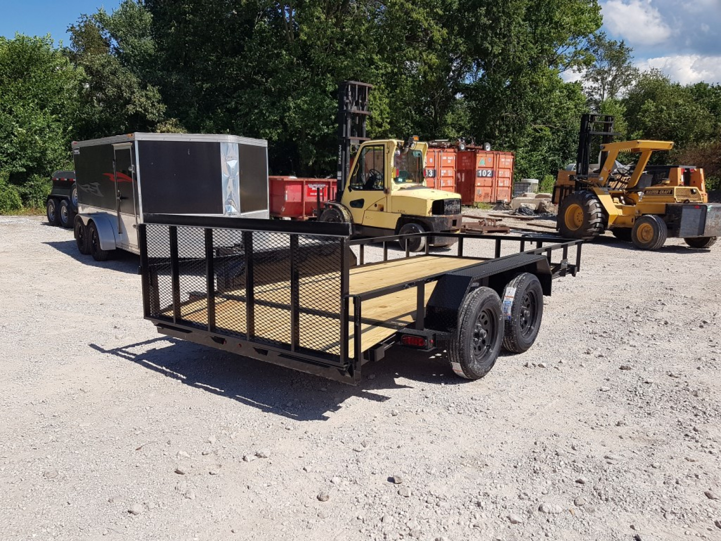 New 2027 MEB 77x14 Utility w/Gate and Brake 7K