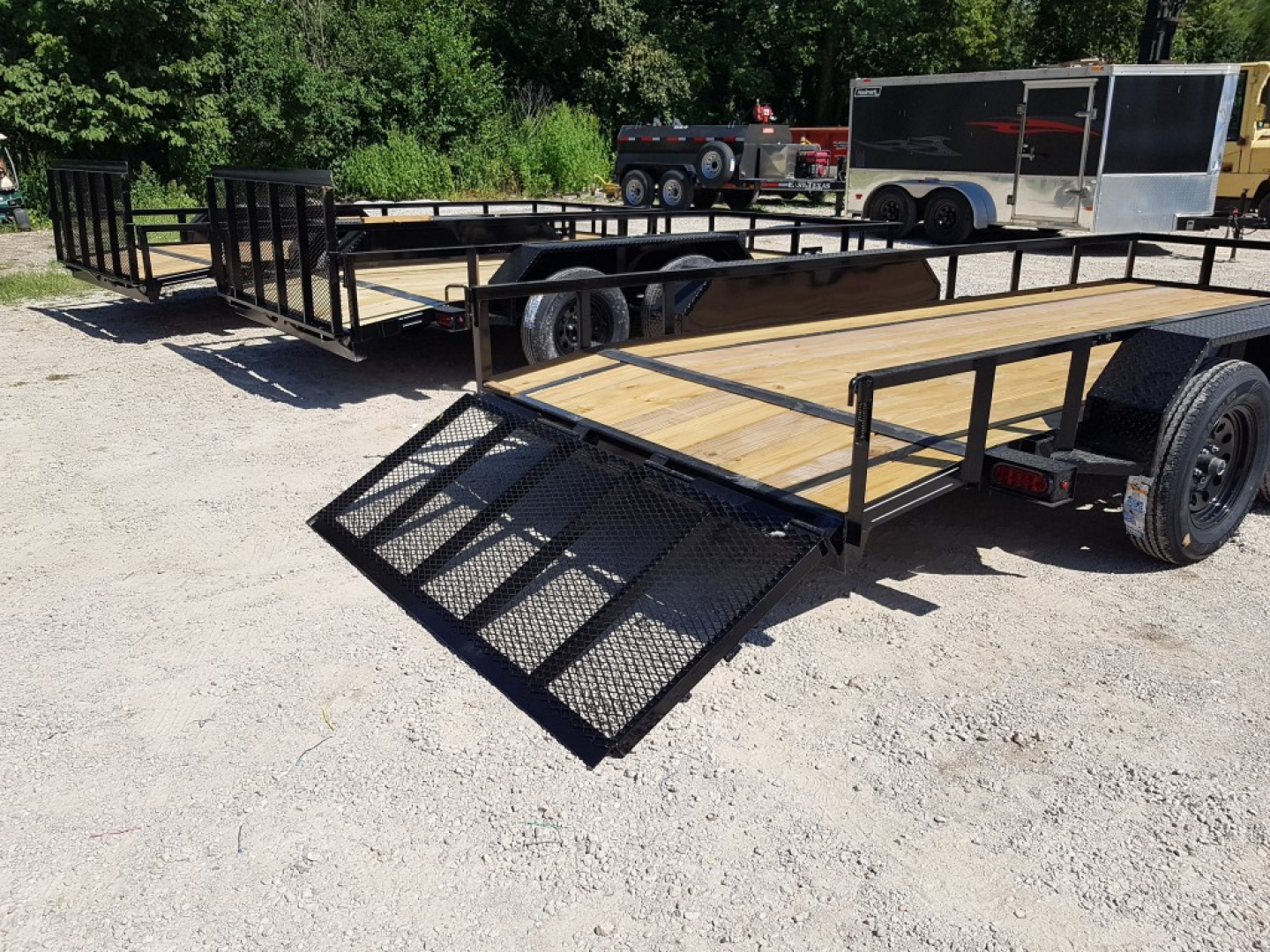 New 2027 MEB 77x14 Utility w/Gate and Brake 7K