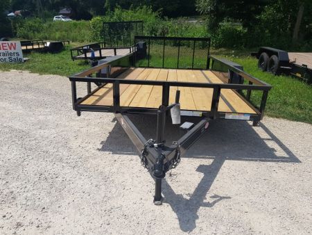 New 2027 MEB 77x14 Utility w/Gate and Brake 7K