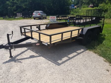 New 2027 MEB 77x14 Utility w/Gate and Brake 7K