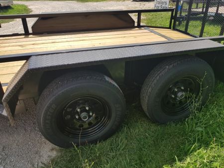 New 2027 MEB 77x14 Utility w/Gate and Brake 7K