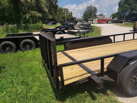 New 2027 MEB 77x14 Utility w/Gate and Brake 7K