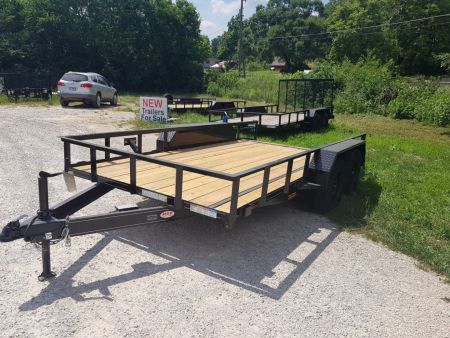 New 2027 MEB 77x14 Utility w/Gate and Brake 7K