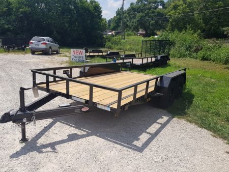 New 2027 MEB 77x14 Utility w/Gate and Brake 7K