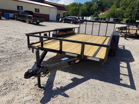 New 2027 MEB 77x14 Utility w/Gate and Brake 7K