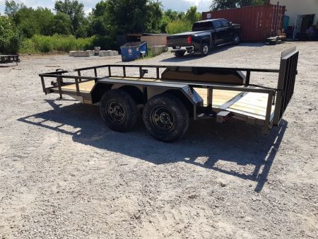 New 2027 MEB 77x14 Utility w/Gate and Brake 7K
