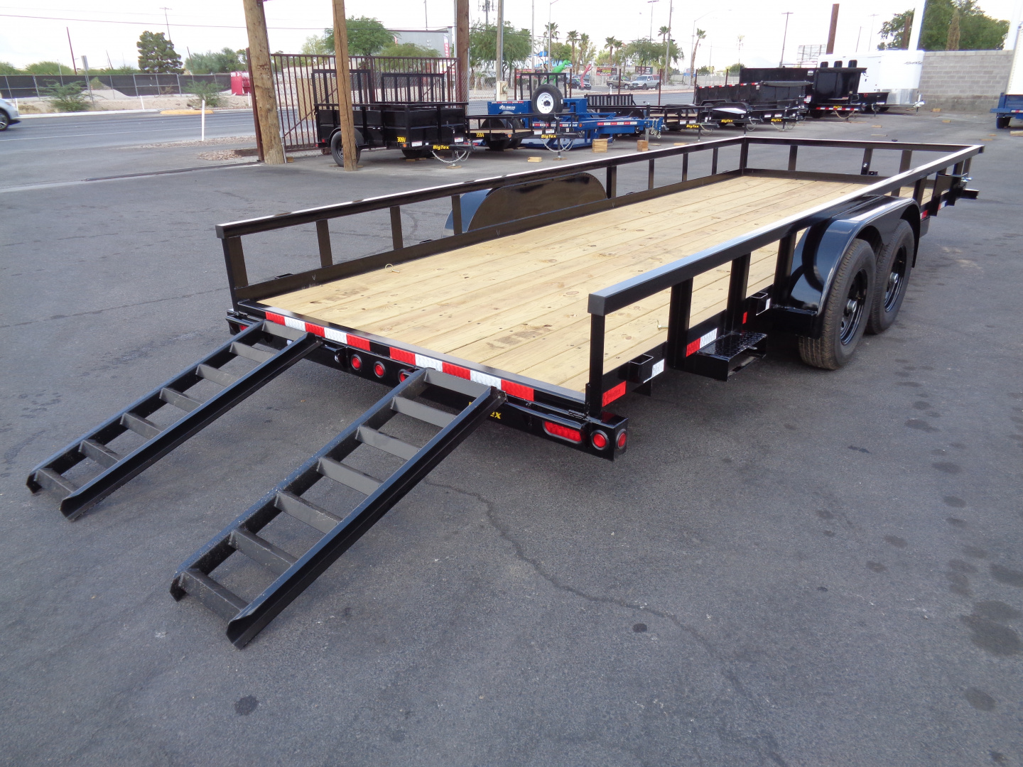 New 2026 Big Tex Trailers * 10PI-20 * 20Ft Tandem Axle 10K Utility Trailer w/ Slide-In-Ramps