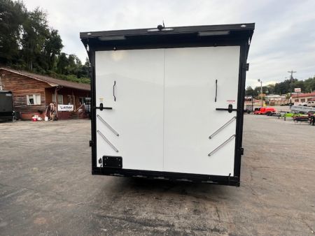 New Outlaw Race Trailer 8.5x26 14K White/Black-Out Race PKG #2