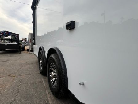 New Outlaw Race Trailer 8.5x26 14K White/Black-Out Race PKG #2