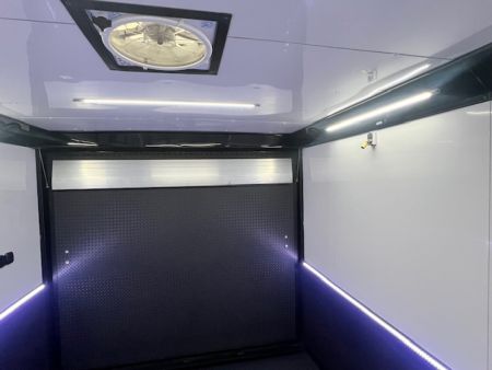 New Outlaw Race Trailer 8.5x26 14K White/Black-Out Race PKG #2