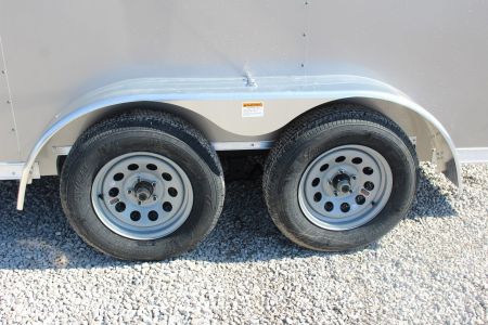 New 2026 Darkhorse Cargo 7' x 12' Enclosed Trailer - Ramp Door - 7' Interior Height - 7000# GVW