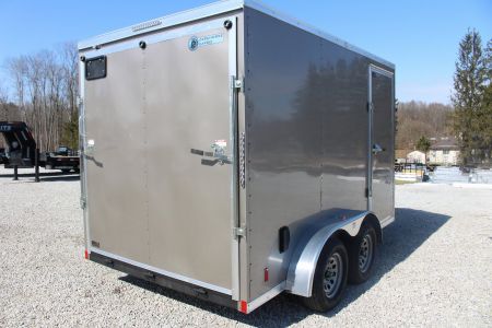 New 2026 Darkhorse Cargo 7' x 12' Enclosed Trailer - Ramp Door - 7' Interior Height - 7000# GVW