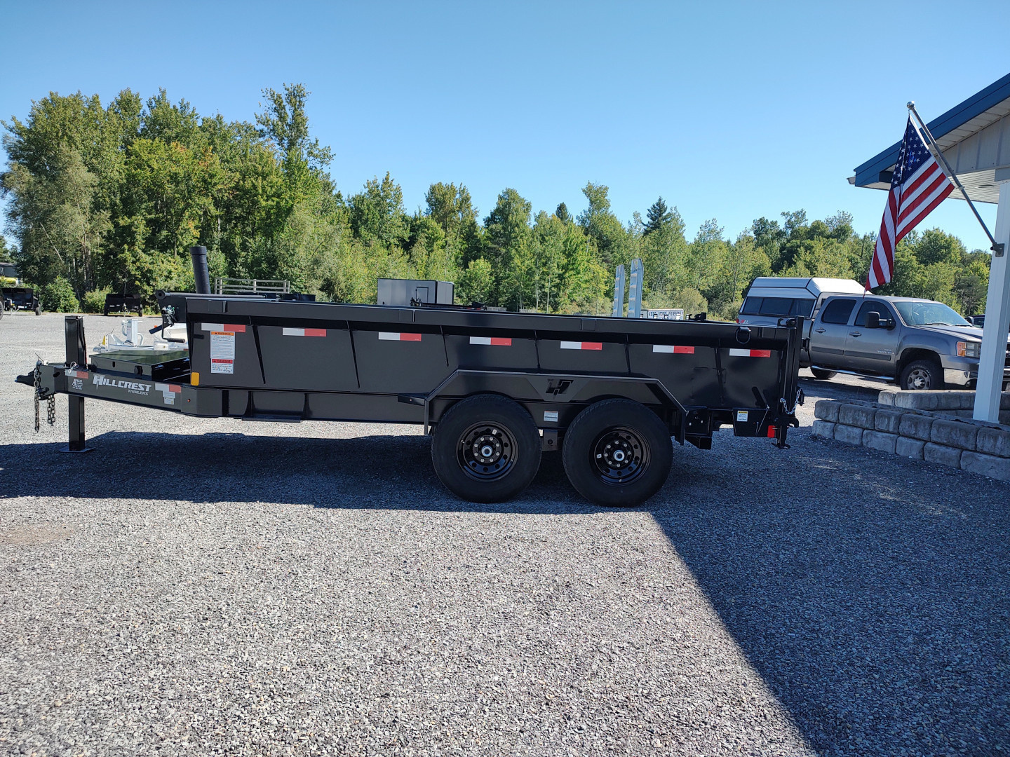New 2026 Hillcrest Trailers 7'X14' HD 14K GVW Dump Trailer