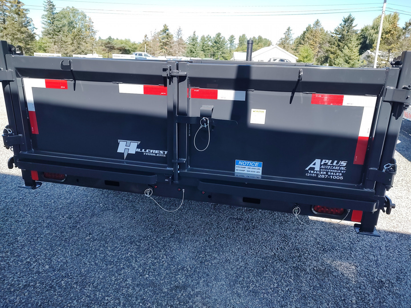 New 2026 Hillcrest Trailers 7'X14' HD 14K GVW Dump Trailer
