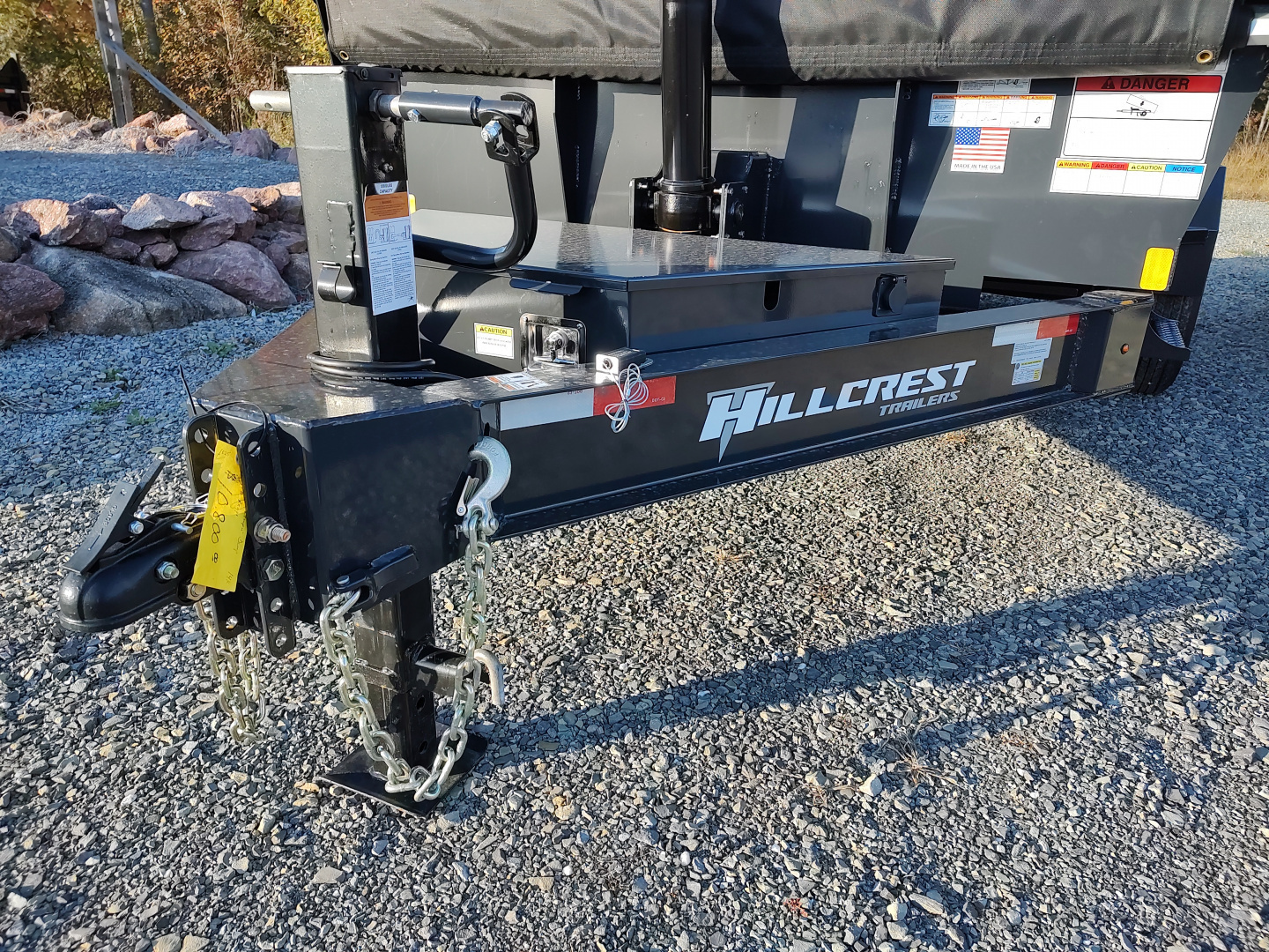New 2026 Hillcrest Trailers 7'X14' HD 14K GVW Dump Trailer