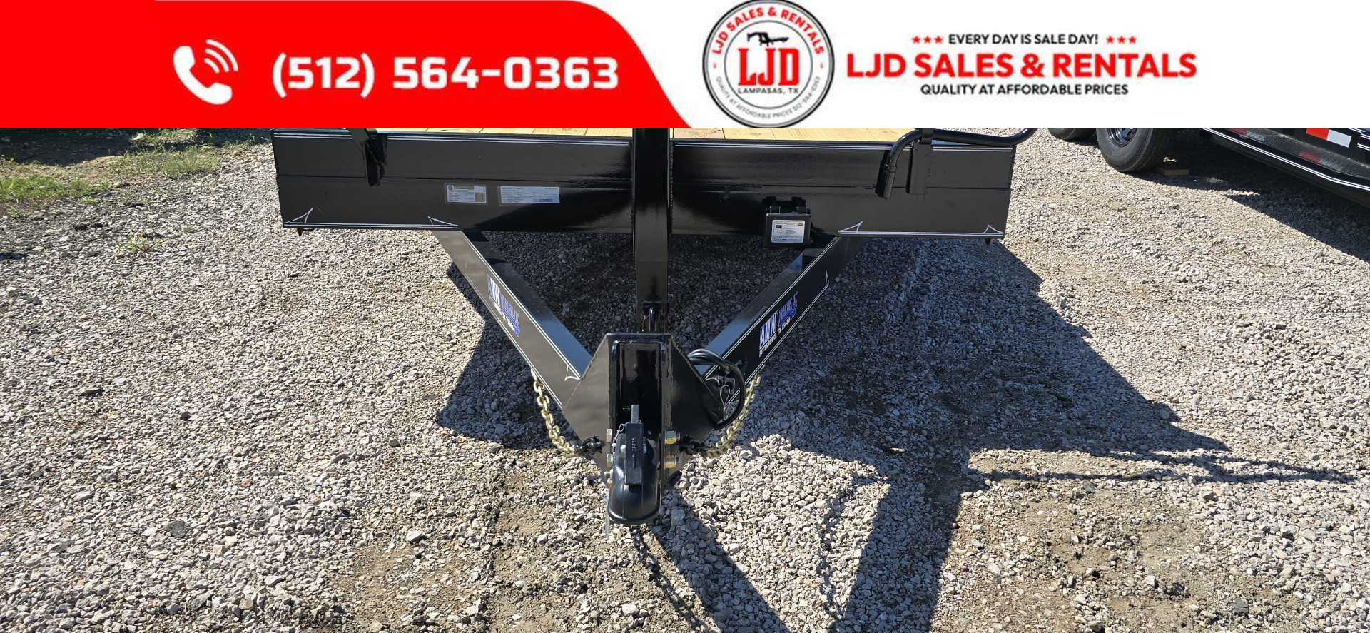 New 2025 AMW - Tilt Trailer / Equipment Trailer 22'- Heavy Duty