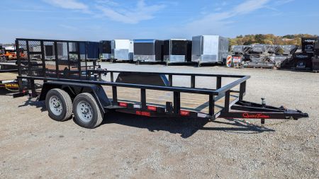 New 2026 Quality 7x16 HD PRO Utility Trailer w/ 2' Dove Tail