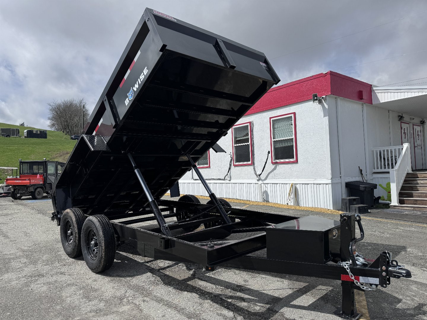 New 2026 BWise 6'9" x 14 HD Lo Pro Equipment Dump w/ Combo Gate