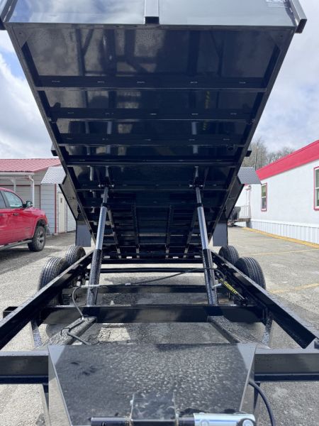 New 2026 BWise 6'9" x 14 HD Lo Pro Equipment Dump w/ Combo Gate