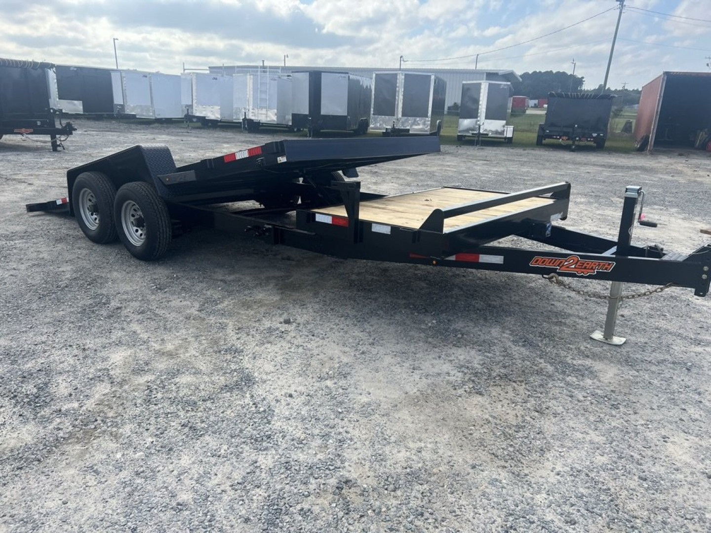 New 2027 Down 2 Earth Trailers 82" x 18' Equipment Trailer – 7K GVWR