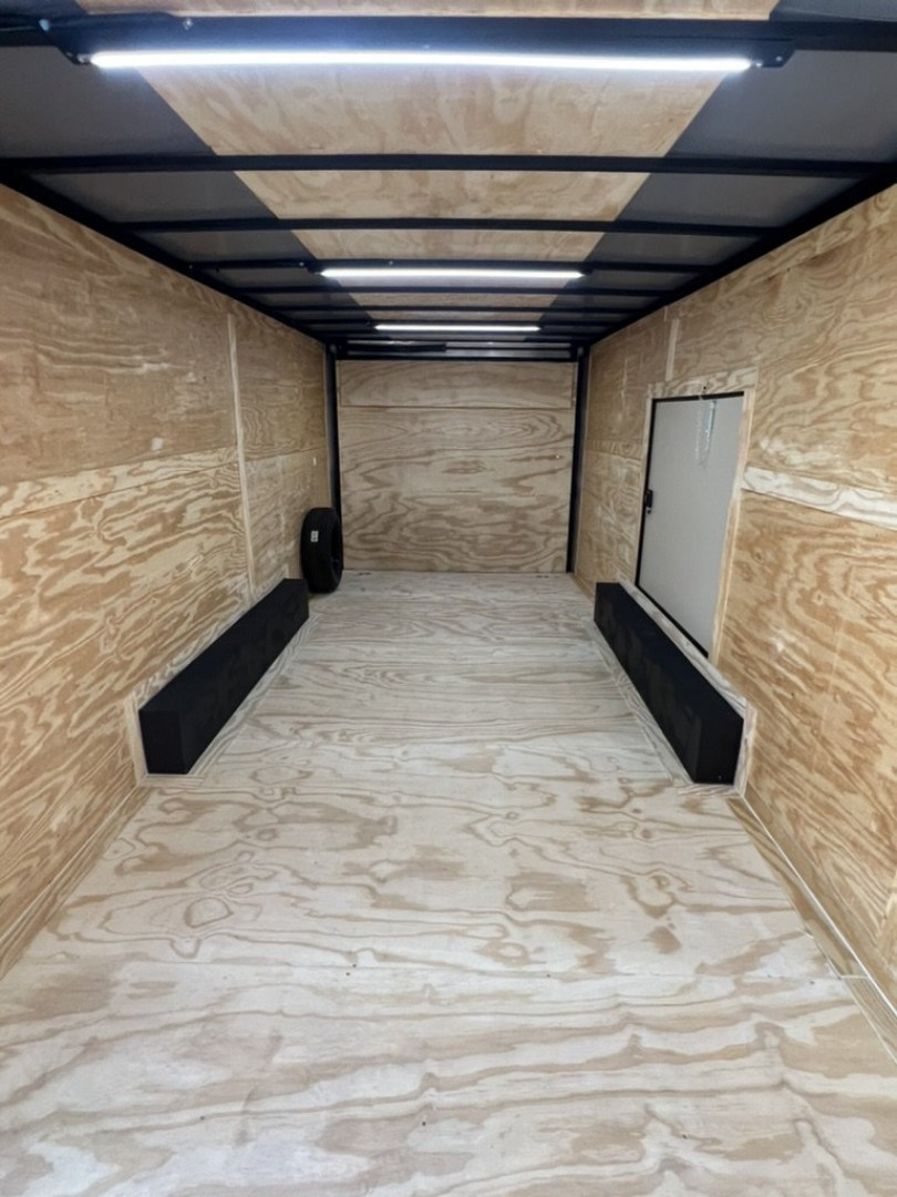 New 2027 Rock Solid Cargo 8.5x24 Tandem Axle Car / Racing Trailer – Black | 10K GVWR