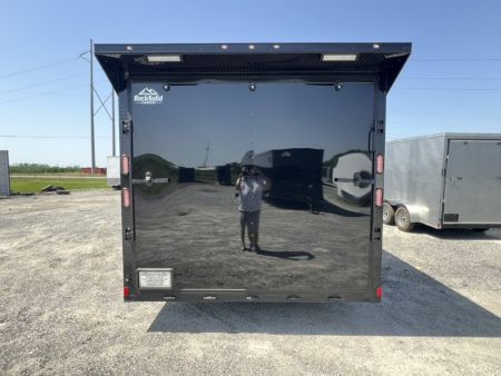 New 2027 Rock Solid Cargo 8.5x24 Tandem Axle Car / Racing Trailer – Black | 10K GVWR