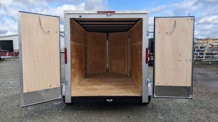 New 2026 Homesteader 6x12 Intrepid V-Nose Cargo Trailer w/ Barn Doors ...