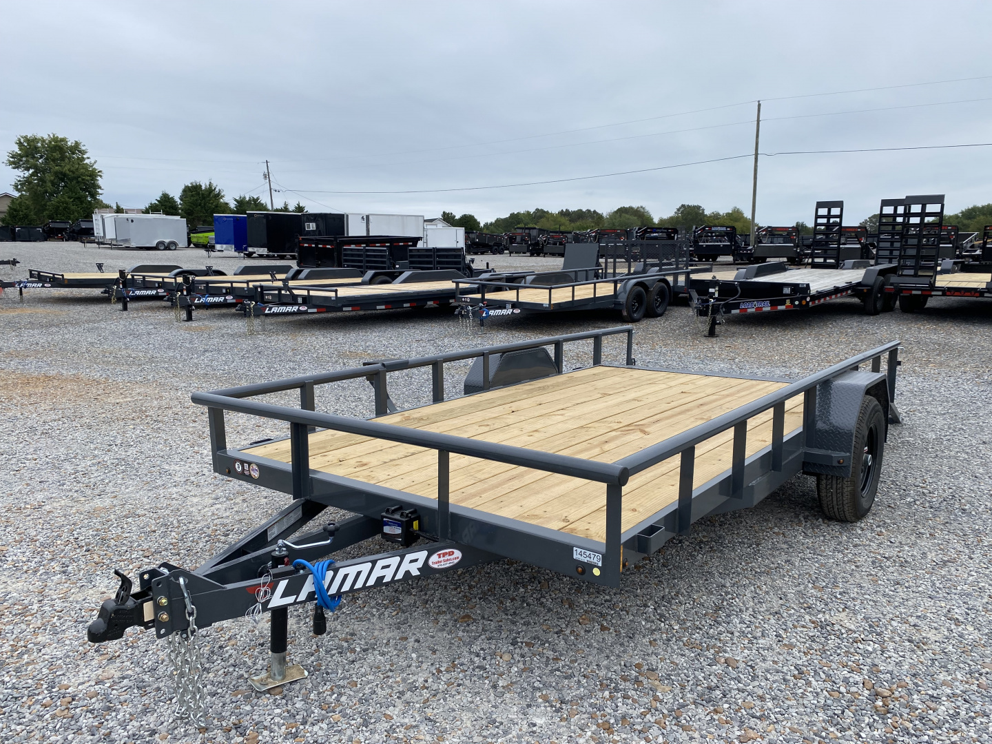 New 2026 Lamar Utility Trailer | 83" x 14' | 5K GVWR