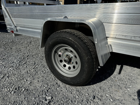 New 2026 Aluma 6812H-ESA-S-TG One Foot Sides, One Piece Gate Utility Trailer
