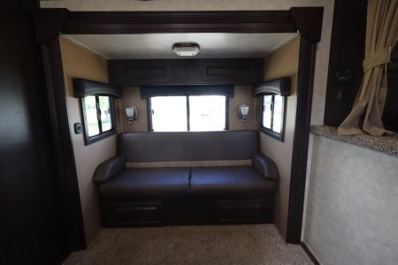 Used 2017 Bison Trailers 3 Horse LQ W/Slide-out Horse Trailer