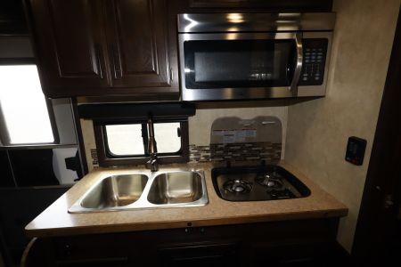 Used 2017 Bison Trailers 3 Horse LQ W/Slide-out Horse Trailer